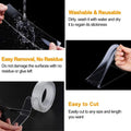 Double Sided Tape: The Ultimate Multi-Functional, Heavy Duty, Washable, and Reusable Solution - Mynbazar 