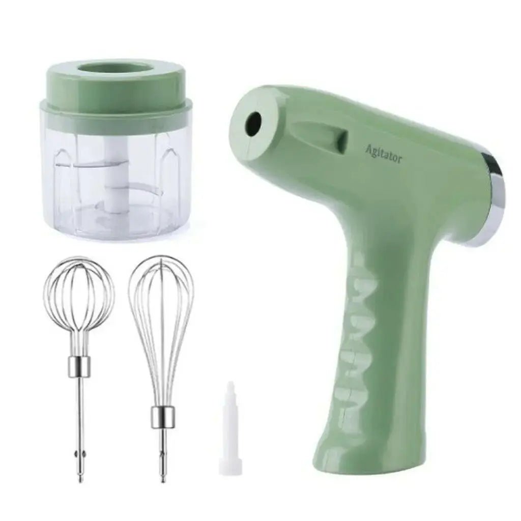 3 in 1 Wireless Electric Hand Mixer & Egg Beater ? Ergonomic, Lightweight, Versatile Kitchen Tool for Mixing, Blending, Whipping.