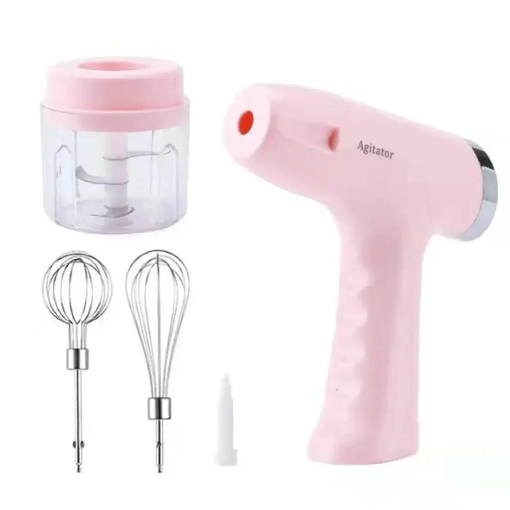 3 in 1 Wireless Electric Hand Mixer & Egg Beater ? Ergonomic, Lightweight, Versatile Kitchen Tool for Mixing, Blending, Whipping.