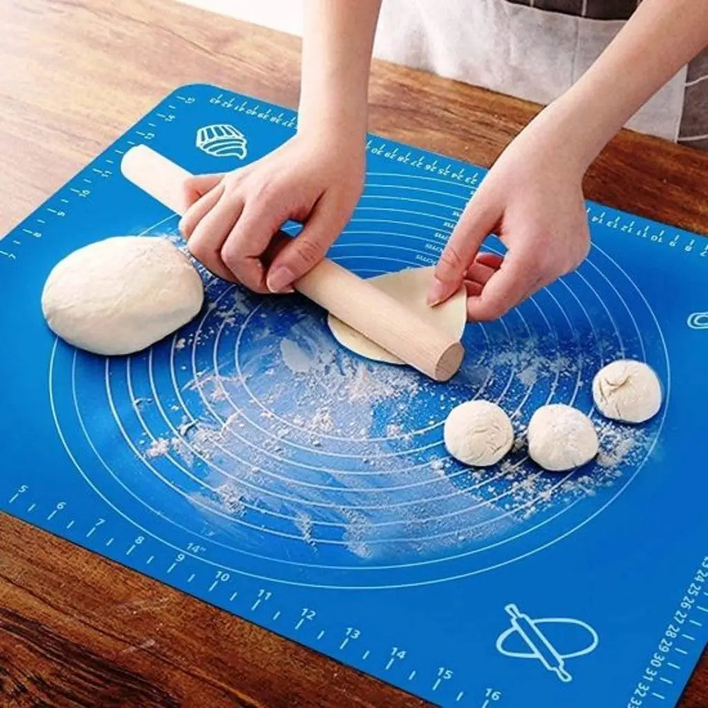 Versatile Silicone Baking Mat - Perfect for Kneading, Rolling, and Shaping Dough - Mynbazar 