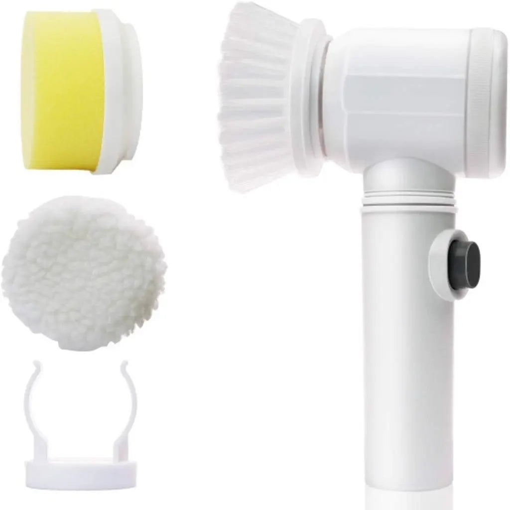 Handheld Power Scrubber: Cordless, Rechargeable, and Multi-Purpose Cleaning Tool - Mynbazar 