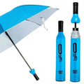 Folding Portable Umbrella with Bottle Cover - Weather-ready Convenience.