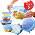 Silicone Stretch Lids Set - Eco-Friendly Kitchen Solution.